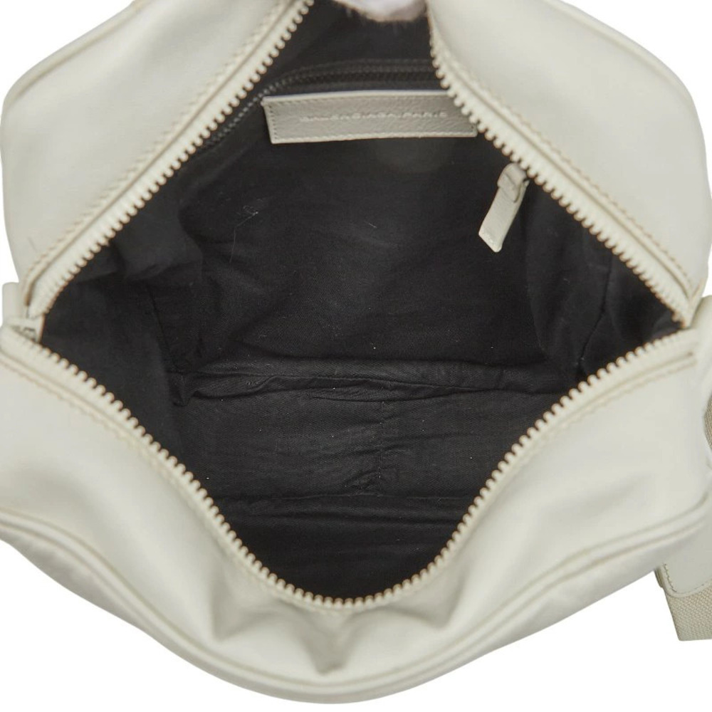 Balenciaga Reporter Crossbody Bag White Leather - Picture 8 of 8
